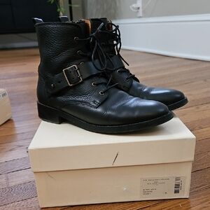 Sezane Black Booties